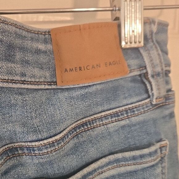 American Eagle Outfitters Light Blue Flare Jeans - Picture 4 of 7